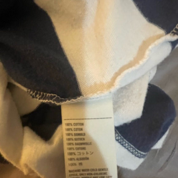 Hollister Blue and White Striped babydoll top - Picture 7 of 7